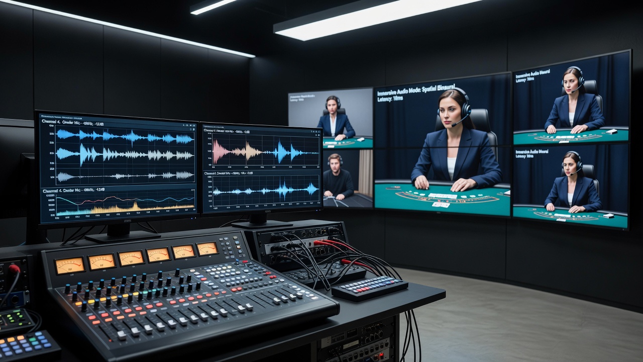 The Intersection of Audio Engineering and Player Immersion in Live Dealer Environments for Remote Table Sessions